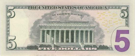 USA 5 Dollar 2017A New York